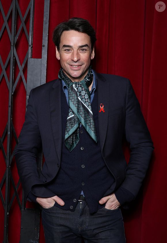 Julian Bugier - Photocall de la soirée de lancement du "Sidaction" au théâtre Edouard VII à Paris le 4 mars 2024. © Denis Guignebourg/Bestimage
