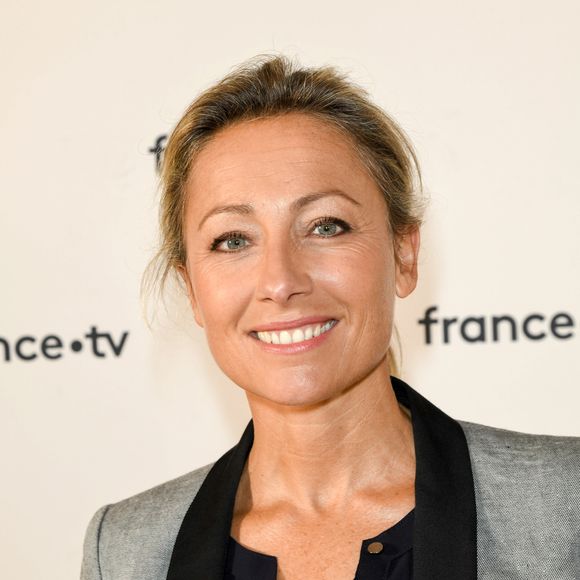 Anne-Sophie Lapix au photocall de la conférence de presse de France 2 au théâtre Marigny à Paris le 18 juin 2019

© Coadic Guirec / Bestimage