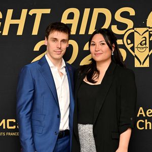 Louis et Marie Ducruet durant la soirée de Gala au Fairmont Hotel à Monaco après  la cinquième édition de la Fight Aids Cup, un match de football caritatif qui s'est déroulé au stade Louis II à Monaco, le 22 janvier 2025
© Bruno Bebert / Bestimage