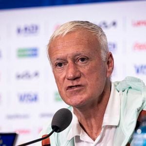 Didier Deschamps, sélectionneur de l'équipe de France, lors de la conférence de presse au stade de Philadelphie, le 21 juin 2026 à Philadelphie, en Pennsylvanie. Elyxandro Cegarra / PsnewZ / Bestimage