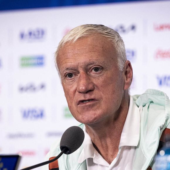 Didier Deschamps, sélectionneur de l'équipe de France, lors de la conférence de presse au stade de Philadelphie, le 21 juin 2026 à Philadelphie, en Pennsylvanie. Elyxandro Cegarra / PsnewZ / Bestimage
