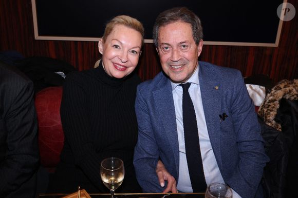 Georges Fenech et sa femme Amélie assistent à la fête du 90e anniversaire de Marek Halter à Paris, France. Photo by Jerome Domine/ABACAPRESS.COM
