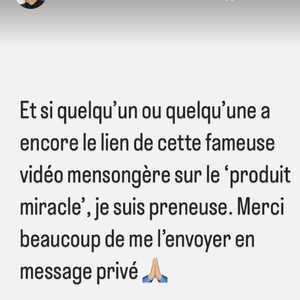Muriel Robin prend la parole en story sur Instagram
