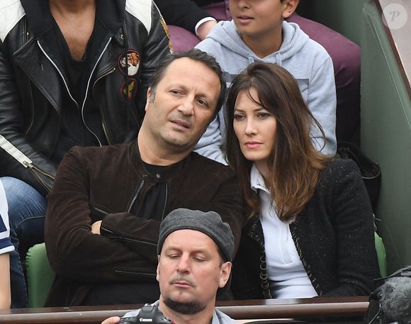 Arthur et Mareva Galanter assistent à la quinzième journée, finale du simple messieurs des Internationaux de France de tennis 2016 à Roland Garros le 5 juin 2016 à Paris, France. Photo by Laurent Zabulon/ABACAPRESS.COM
