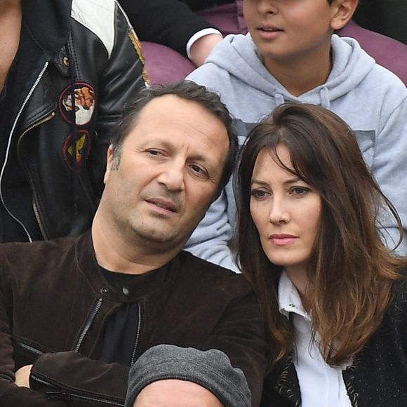 Arthur et Mareva Galanter assistent à la quinzième journée, finale du simple messieurs des Internationaux de France de tennis 2016 à Roland Garros le 5 juin 2016 à Paris, France. Photo by Laurent Zabulon/ABACAPRESS.COM