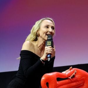 Audrey Lamy (Présidente du jury) - Cérémonie d'ouverture du 29ème Festival International du Film de Comédie de l'Alpe d'Huez le 19 Janvier 2026. © Dominique Jacovides/Bestimage