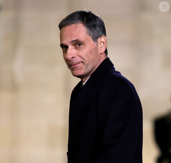 Rodolphe Saadé - Dîner d'Etat en l'honneur de Bola Tinubu, Président de la République fédérale du Nigéria et de sa femme Oluremi Tinubu  au Palais de l'Elysée à Paris. © Dominique Jacovides/Bestimage