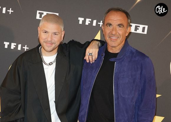 Quentin Mosimann et Nikos Aliagas - Photocall des Profs de la Star Academy 2026 à Boulogne-Billancourt le 23 septembre 2026. © Coadic Guirec/Bestimage
