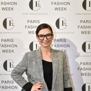 Lucie Bernardoni pose pour un photo-call avant les défilés du Global Fashion Collective dans le cadre de la Semaine de la mode de Paris à la Maison des métallos à Paris, France, le 28 septembre 2023. Photo par Firas Abdullah/ABACAPRESS.COM