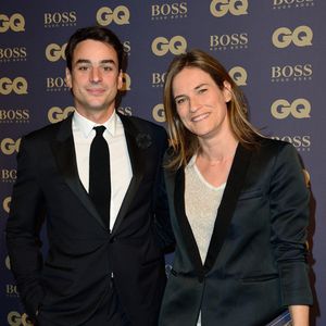 Julian Bugier et sa femme Claire Fournier assistant aux GQ Men of the Year 2014 Awards tenus au Musée d'Orsay à Paris, France, le 19 novembre 2014. Photo by Nicolas Briquet/ABACAPRESS.COM