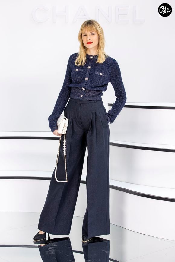 Angèle Van Laeken - Photocall - Défilé Chanel collection prêt-à-porter Automne/Hiver 2020-2021 lors de la Fashion Week à Paris, le 3 mars 2020. © Olivier Borde/Bestimage