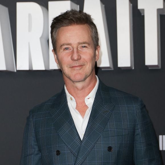 Edward Norton à l'avant-première du film "Un parfait inconnu" au Grand Rex, le 15 janvier 2025. © Coadic Guirec/Bestimage