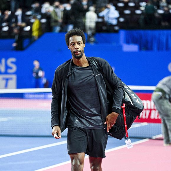 Sortie de Gael Monfils (Fra) lors de l' Open de tennis Sud de France 2022 à Montpellier le 3 février 2022. © JB Autissier / Panoramic / Bestimage