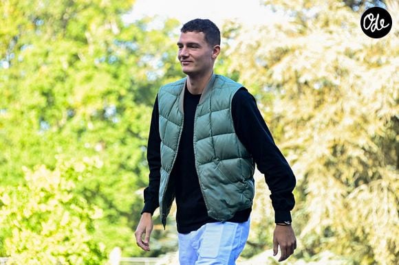 Benjamin Pavard au Centre National du Football (CNF) de Clairefontaine-en-Yvelines, le 9 octobre 2023. 

© Federico Pestellini/Panoramic/Bestimage