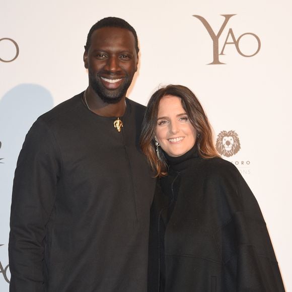 Omar Sy et sa femme Hélène - Avant-première du film "Yao" au cinéma Le Grand Rex à Paris le 15 janvier 2019. © Coadic Guirec/Bestimage