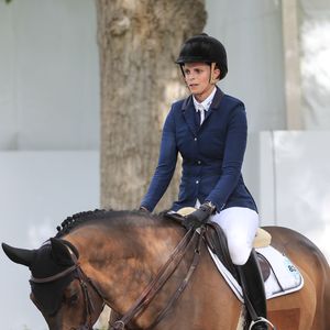 Athina Onassis -  People lors du "Longines Global Champions Tour Madrid" au Club de Campo Villa de Madrid le 18 Mai 2019. GTRES / BESTIMAGE