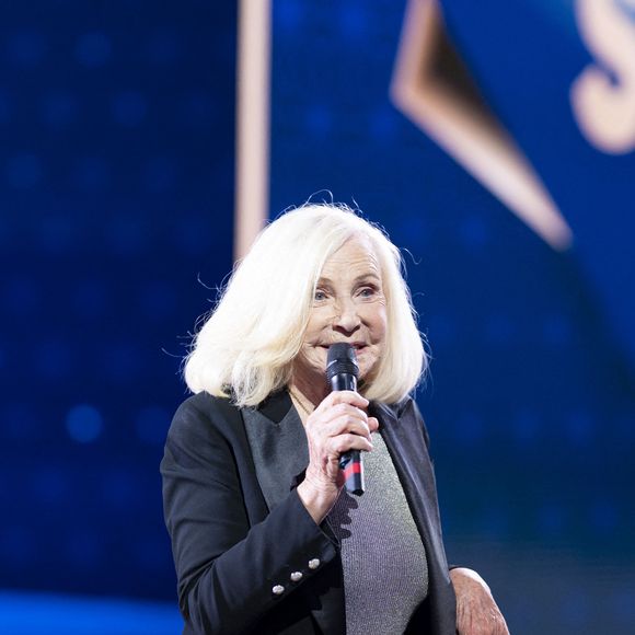 Exclusif - Exclusif - Michele Torr lors de l'enregistrement de l'émission "La Boîte à secrets", présentée par F.Bollaert et diffusée le 3 octobre 2025 sur France 3, dans les studios du Lendit à Saint-Denis, Seine Saint-Denis, France, le 9 septembre 2025. © Pierre Perusseau/Bestimage