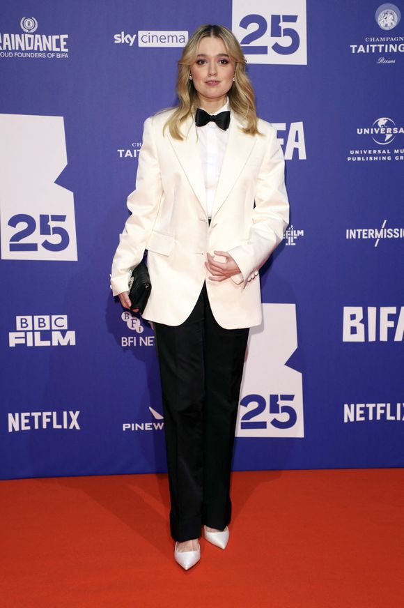 Aimee Lou Wood - Photocall de la 25ème édition des "British Independent Film Awards 2022" à Londres, le 4 décembre 2022.
©Action Press / Bestimage