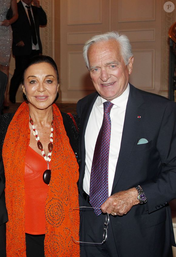 Philippe Labro et Albina de Boisrouvray - Avant-première du film "Les saveurs du Palais" au profit de la fondation Claude Pompidou au cinéma UGC Normandie, suivie d'un dîner au George V à Paris, le 4 septembre 2012. (BERTRAND RINDOFF PETROFF / BESTIMAGE).