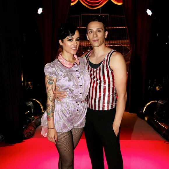Alizée et son compagnon Grégoire Lyonnet - Backstage - 53ème Gala de l'union des artistes au Cirque d'Hiver Bouglione à Paris le 12 juin 2016. Diffusion sur France 2 le 26 novembre prochain. © Dominique Jacovides / Bestimage