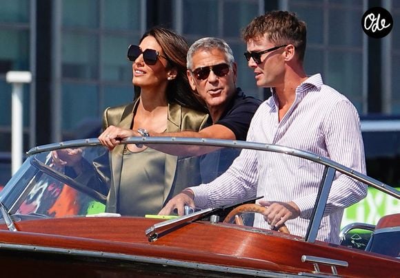 George et Amal Clooney arrivent à Venise lors du 83ème Festival International du Film de Venise (Mostra), à Venise, Italie, le 1er septembre 2026. © Cobra Team/Backgrid/Bestimage