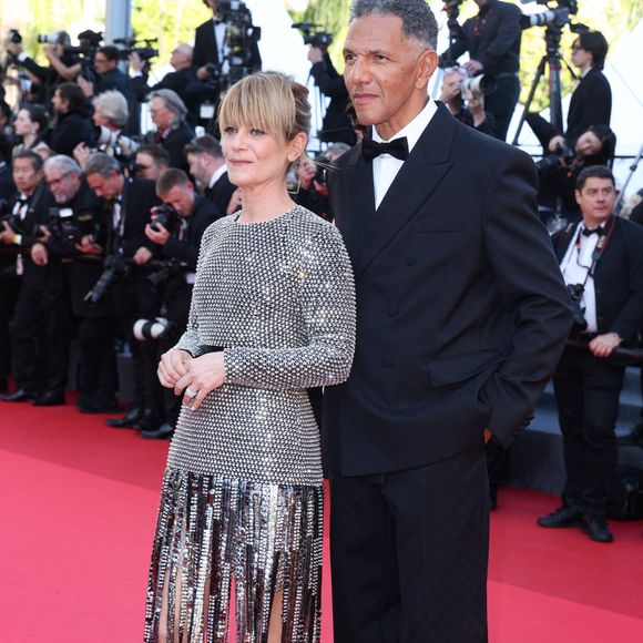 Roschdy Zem, Marina Foïs - Montée des marches du film « The Mastermind » lors du 78ème Festival International du Film de Cannes, au Palais des Festivals à Cannes. Le 23 mai 2025
© Jacovides-Moreau / Bestimage