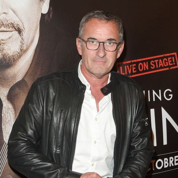 Exclusif -  Christophe Dechavanne - Célébrités à la 2ème repésentation "An Evening With Al Pacino" au théâtre de Paris à Paris, France, le 23 octobre 2018. © Coadic Guirec/Bestimage