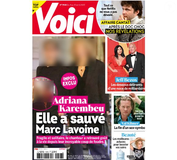 Une de Voici du 4 avril 2025.