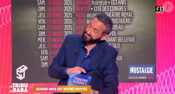 Jeanne Mas invitée par Cyril Hanouna dans "TPMP" ce jeudi 6 février 2025, capture d'écran C8