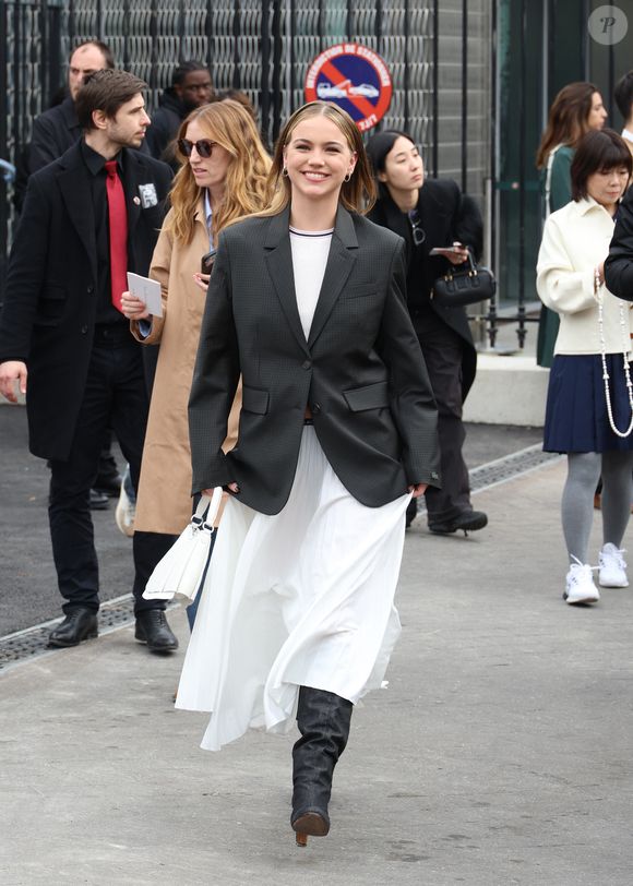 Emma Brooks au défilé Lacoste "Collection Prêt-à-Porter Automne/Hiver 2025-2026" lors de la Fashion Week de Paris (PFW), le 9 mars 2025

© Denis Guignebourg / Bestimage