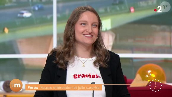 Fanny Weil sur le plateau de "Télématin" le samedi 31 mai 2025 sur France 2 © France 2