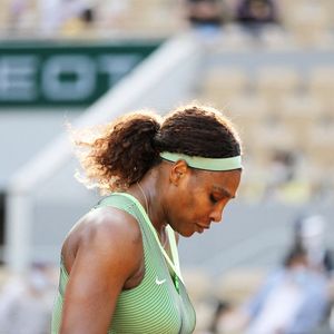 Serena Williams battue par E.Rybakina en 8ème de finale (6/3-7/5) lors des internationaux de France de Tennis de Roland Garros 2021, le 6 juin 2021. © Dominique Jacovides/Bestimage
