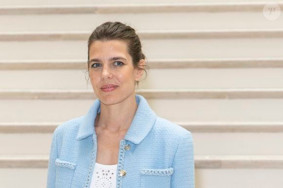Charlotte Casiraghi - Photocall du défilé Chanel "Collection Haute Couture Automne/Hiver 2025-2026" lors de la Fashion Week de Paris (PFW) le 8 juillet 2025. © Olivier Borde/Bestimage