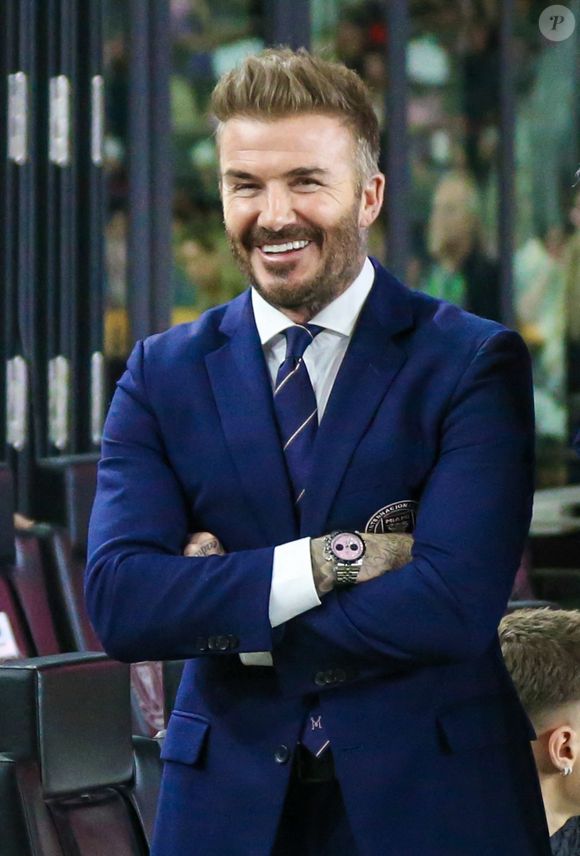 David Beckham avant le match Inter-Miami face à New York FC (2 - 2) à Fort Lauderdale, le 22 février 2025  © Debby Wong/ZUMA Press Wire)