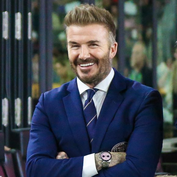 David Beckham avant le match Inter-Miami face à New York FC (2 - 2) à Fort Lauderdale, le 22 février 2025  © Debby Wong/ZUMA Press Wire)