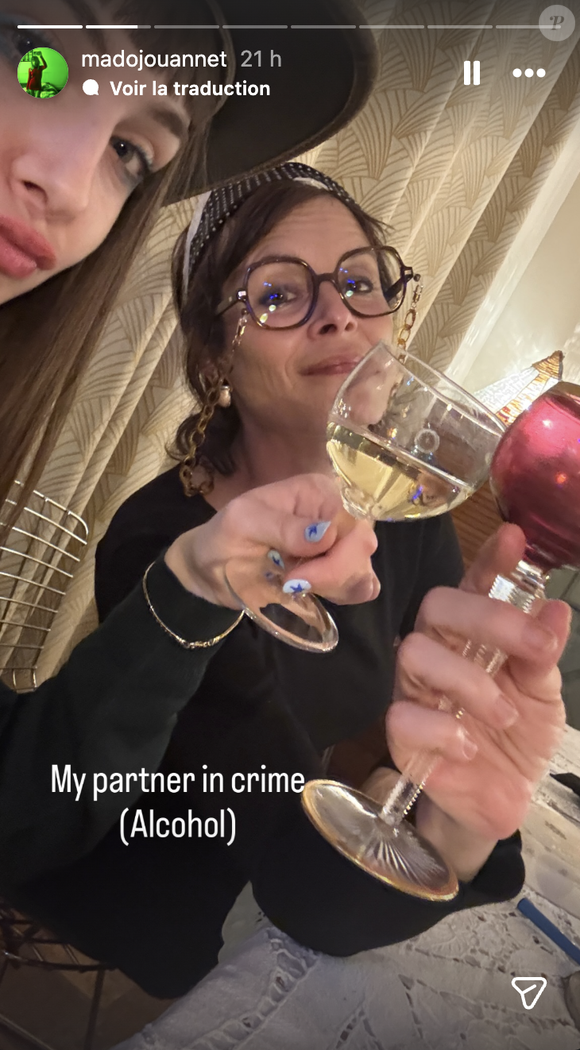 Mado Jouannet célèbre l'anniversaire de sa mère Armelle Deutsch le 20 février 2026. Instagram