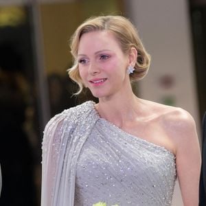 S.A.S. la princesse Charlène de Monaco assiste à la 70e édition du Bal de la Rose au Sporting Club de Monte-Carlo à Monaco, le 21 mars 2026. © Olivier Huitel/Pool Monaco/Bestimage
