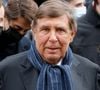“Pardon, pardon, mais l’information est tombée, notre émission est, bien évidemment, bouleversée” a-t-il fait savoir.
Jean-Pierre Foucault - Obsèques de Jean-Pierre Pernaut en la Basilique Sainte-Clotilde à Paris le 9 mars 2022.
© Christophe Clovis / Bestimage
