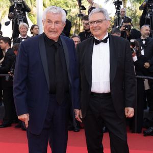 Claude Lelouch, Victor Hadida - Montée des marches de la cérémonie de clôture du 78ème Festival International du Film de Cannes, au Palais des Festivals à Cannes. Le 24 mai 2025
© Olivier Borde/ Bestimage