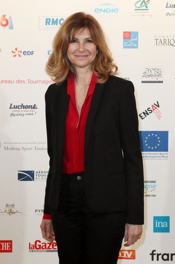 Florence Pernel au photocall de la cérémonie d'ouverture de la 21ème édition du festival des créations télévisuelles de Luchon, France, le 6 février 2019. © Patrick Bernard/Bestimage