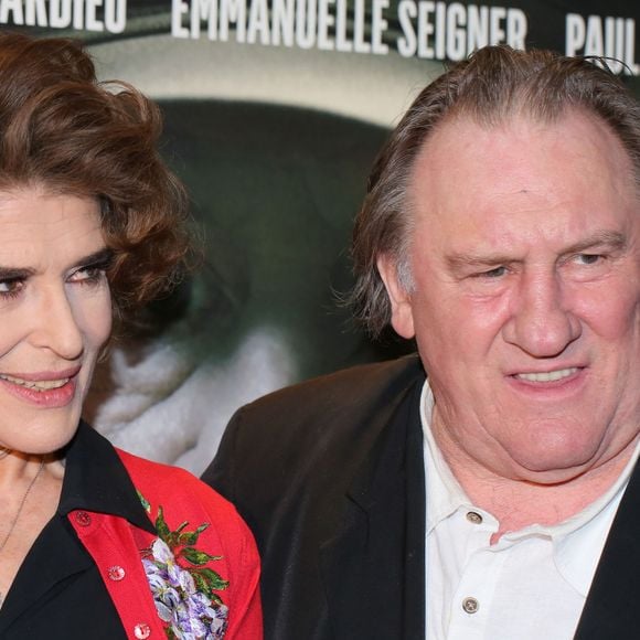 Fanny Ardant (réalisatrice), Gérard Depardieu - Avant-première du film "Le divan de Staline" à l'UGC Ciné Cité les Halles à Paris, le 10 janvier 2017 . © CVS/Bestimage
