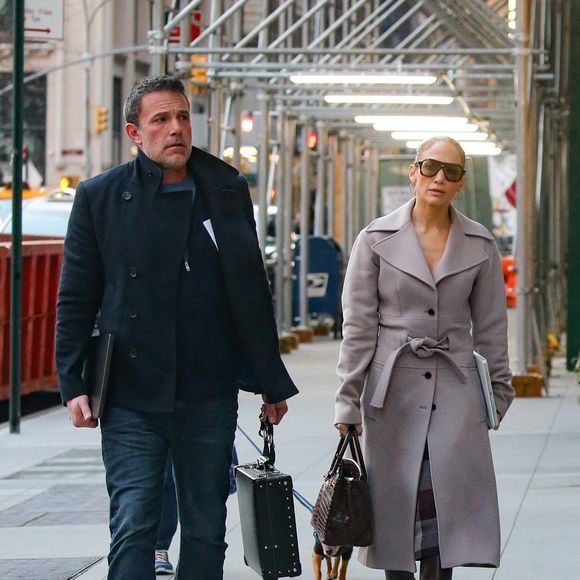 New York  - Jennifer Lopez et Ben Affleck arrivent à une réunion. 29/03/2024
Photo : Backgrid USA / Bestimage