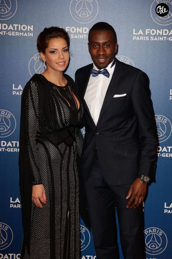 Exclusif - Blaise Matuidi et Isabelle - Le 3ème dîner de gala annuel de la Fondation Paris Saint-Germain (PSG) organisé place Vendôme à Paris, le 15 mars 2016. © Rachid Bellak/Bestimage