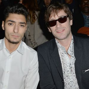 Sneazzy et Thomas Dutronc - People au défilé de mode hommes agnès b. collection prêt-à-porter Automne Hiver 2015/2016 à Paris, le 25 janvier 2015 Veeren -Christophe Clovis / Bestimage