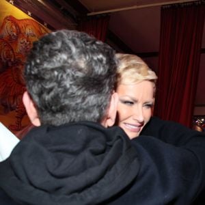Marc Lavoine et sa compagne Adriana Karembeu au greeting du défilé Stéphane Rolland, Collection Haute Couture Printemps/Eté 2026 lors de la Fashion Week de Paris (PFW) au Cirque d'Hiver Bouglione, à Paris, France, le 27 janvier 2026. © Bertrand Rindoff/Bestimage