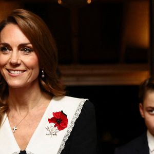 Catherine (Kate) Middleton, princesse de Galles, Le prince George de Galles - La famille royale britannique assiste au Festival du Souvenir de la Royal British Legion, en l'honneur des militaires, au Royal Albert Hall à Londres, le 8 novembre 2025.