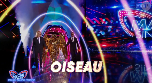 L'Oiseau dans Mask Singer, capture d'écran TF1