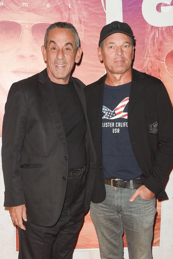 Thierry Ardisson et Laurent Baffie - Première du film "Guy" au cinéma Gaumont-Opéra à Paris le 28 aout 2018. © Coadic Guirec/Bestimage
