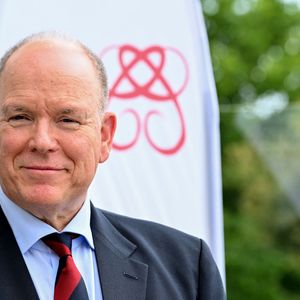 Le prince Albert II de Monaco, la princesse Charlene et son frère Gareth Wittsrock ont remis les prix du Formula E Monte Carlo Tee Prix au Monte Carlo Golf Club à La Turbie au dessus de Monaco © Bruno Bebert/Bestimage