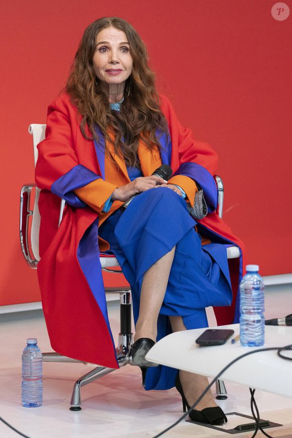 Victoria Abril anime une MasterClass en marge de la cérémonie du prix Feroz du cinéma espagnol à Madrid. Le 25 février 2021. © Oscar Fuentes-SOPA / Zuma Press / Bestimage